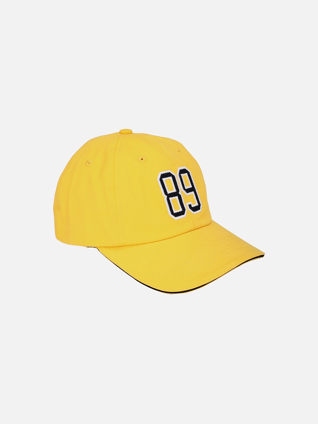 

Peter England Men Yellow Printed Visor Cap 100% Cotton