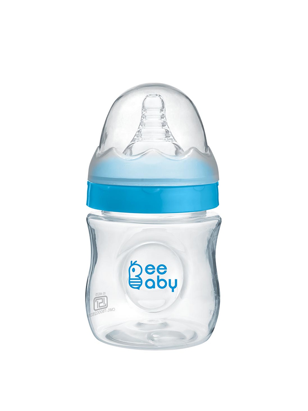 

Beebaby Kids Blue Ease Wide Neck Baby Feeding Bottle with Anti-Colic Nipple