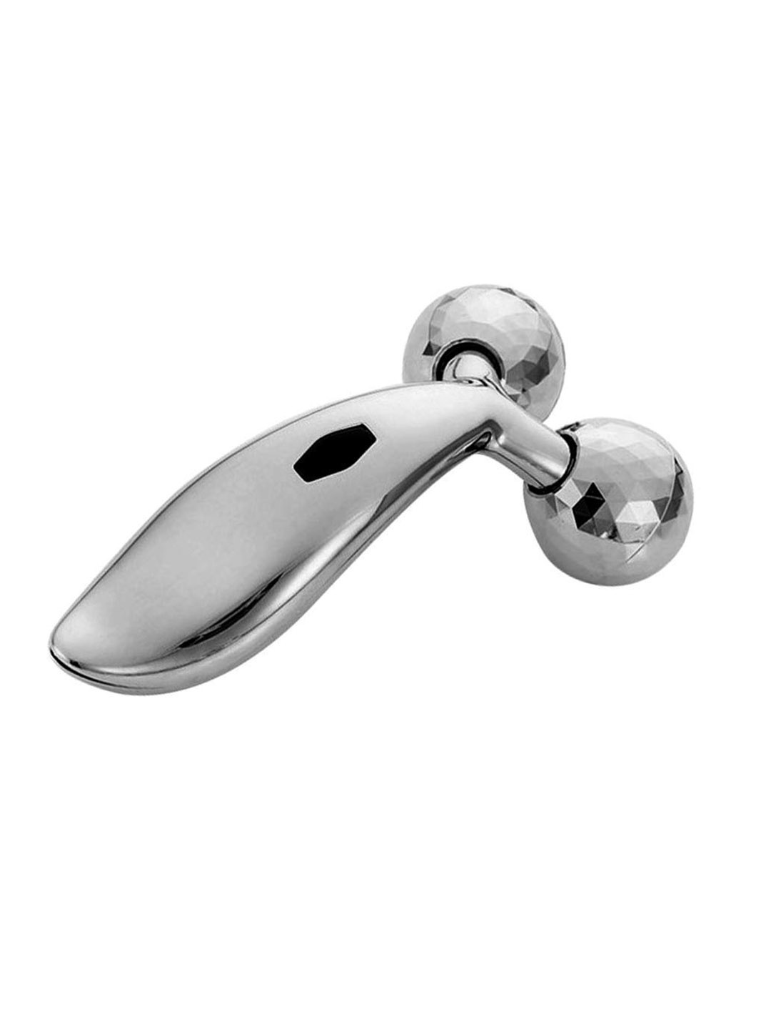 

KAZARMAA 3D Manual Roller Face Body Massager, Facial Massage For Relaxation and Tightening, Silver