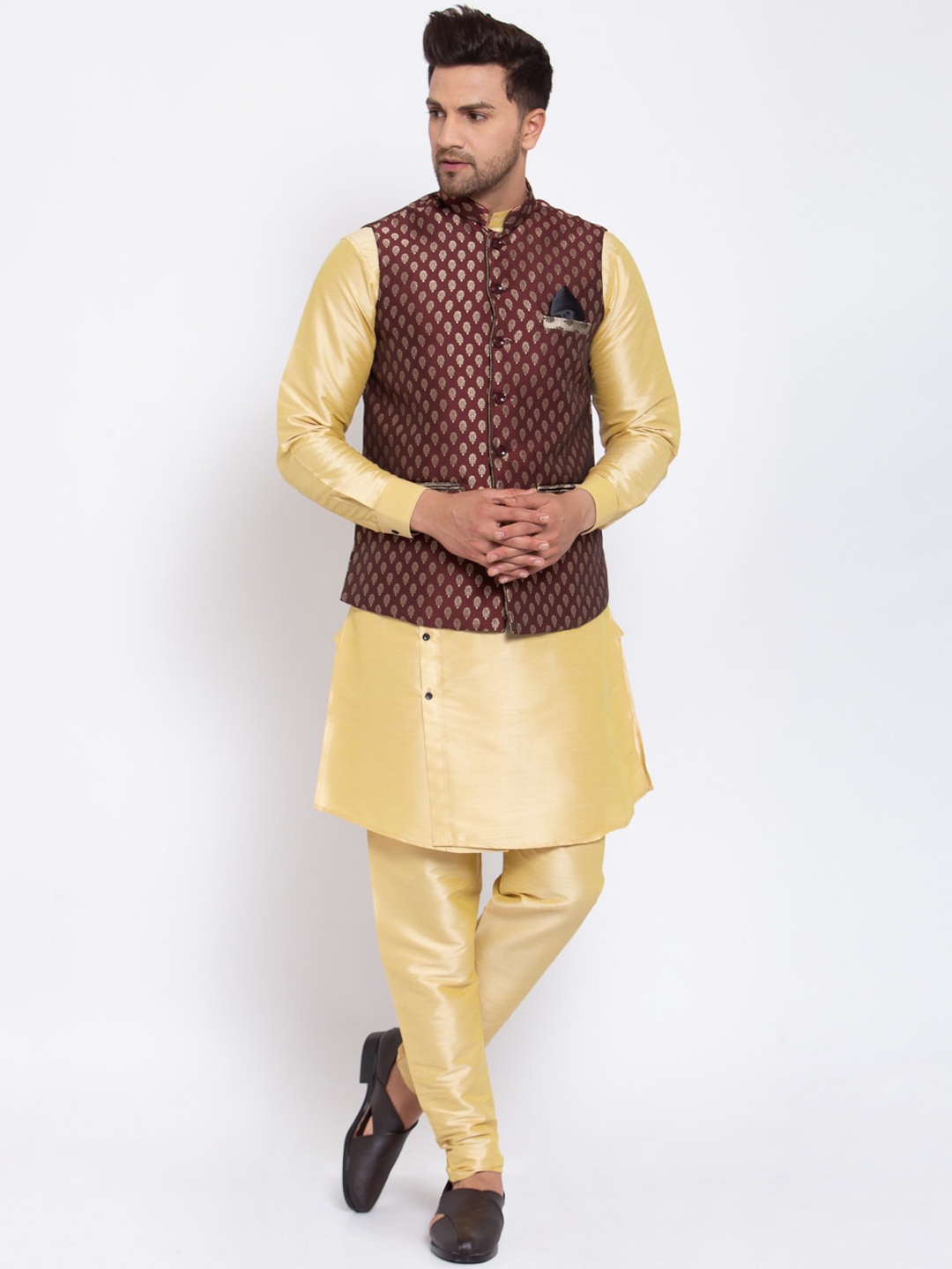 

KLOTTHE Men Multicoloured Kurta with Pyjamas, Multi