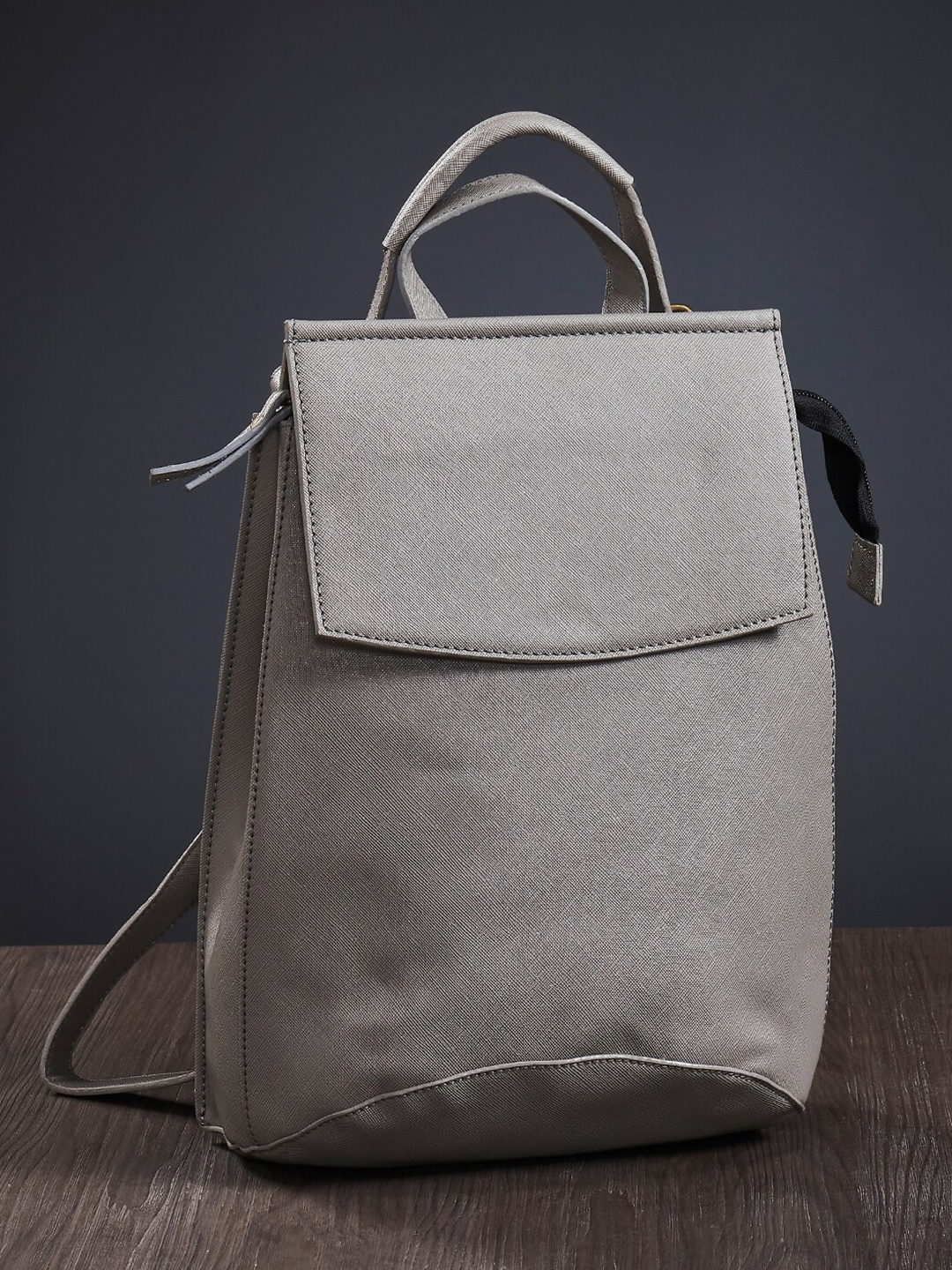 

Mona B Women Grey Backpack