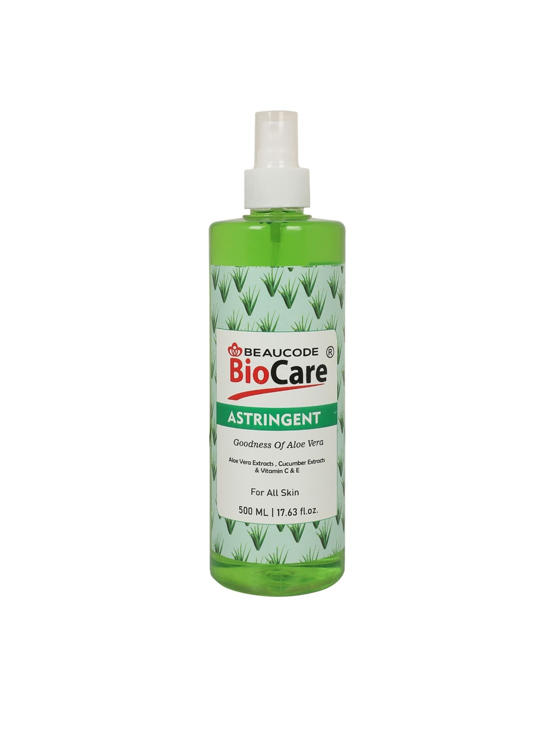 

BEAUCODE BIOCARE Astringent with Aloe Vera & Cucumber Extracts - 500ml, Green