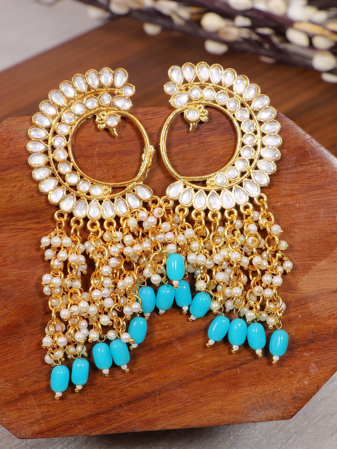 

Crunchy Fashion Blue Contemporary Drop Earrings