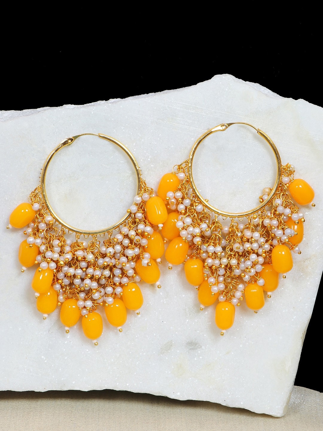 

Crunchy Fashion Orange Contemporary Drop Earrings