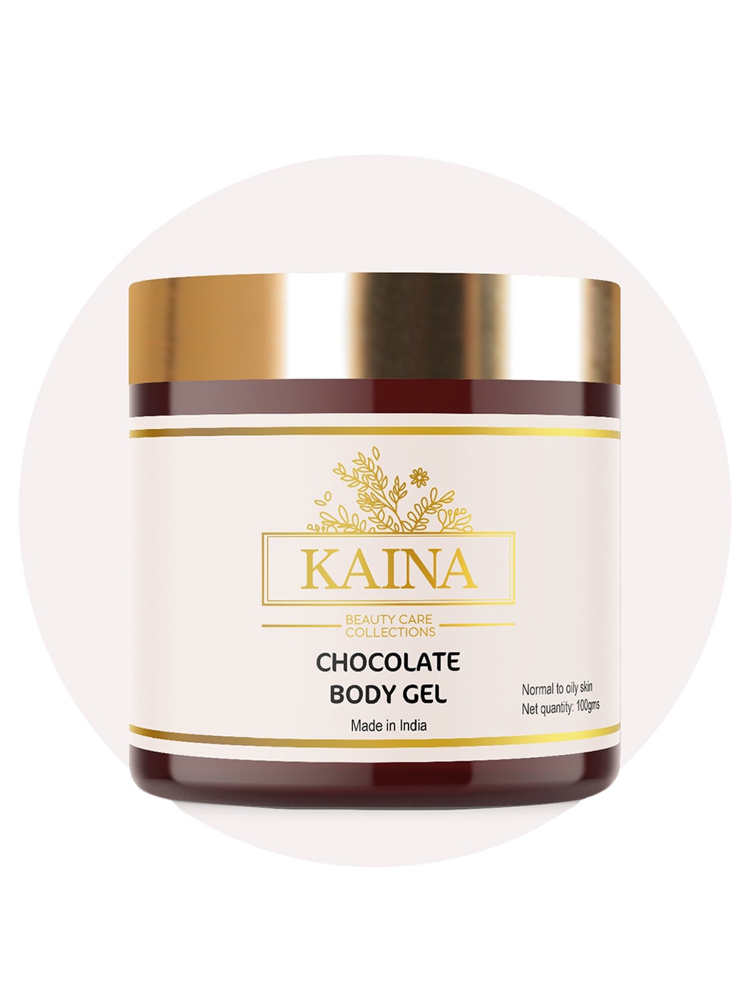 

Kaina Skincare Chocolate Body Gel - 100 g, Off white