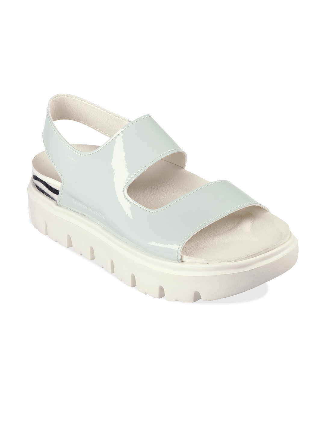 

Skechers Green & Cream-Coloured Flatform Sandals