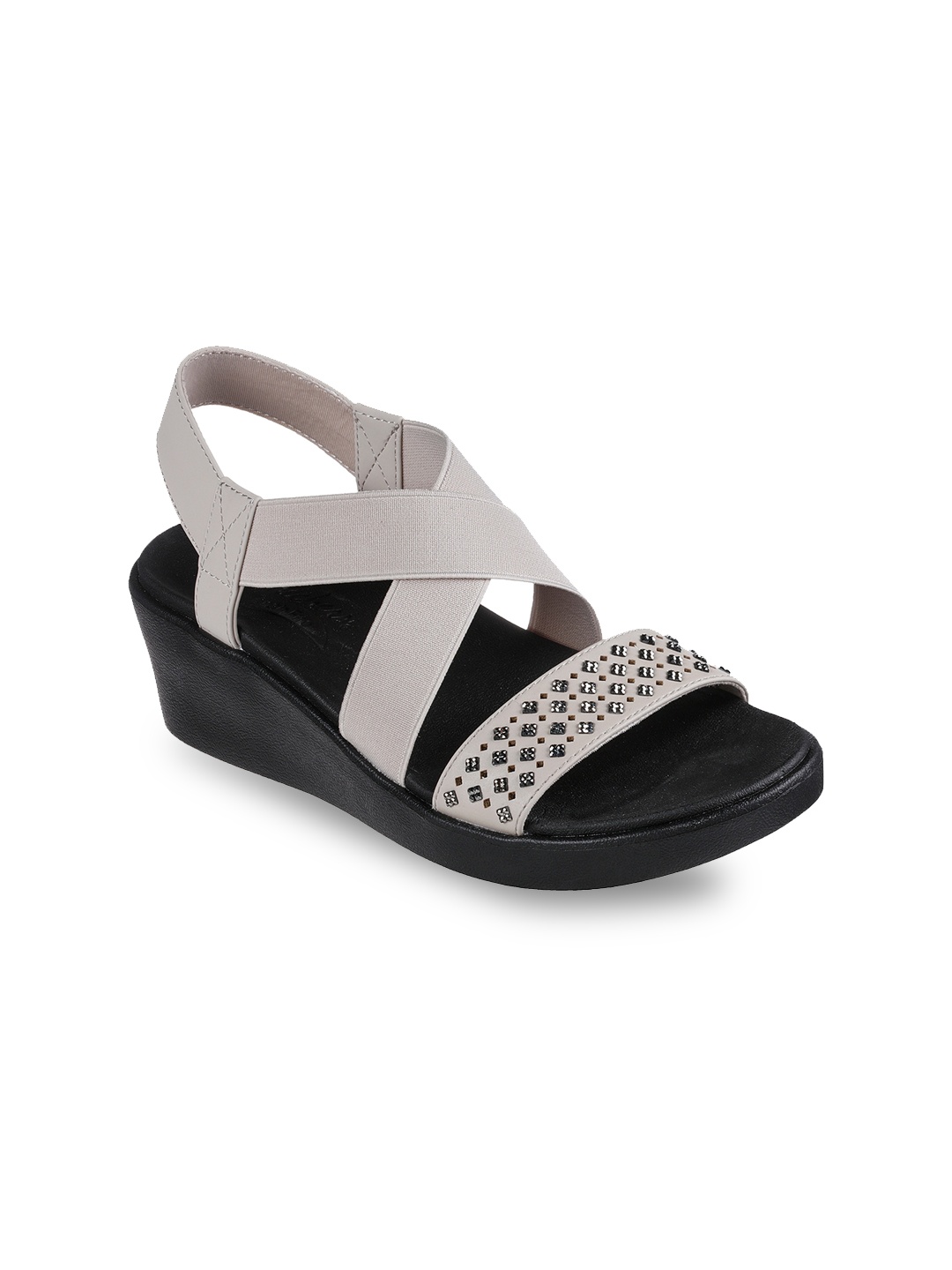

Skechers Grey Embellished Wedge Heels