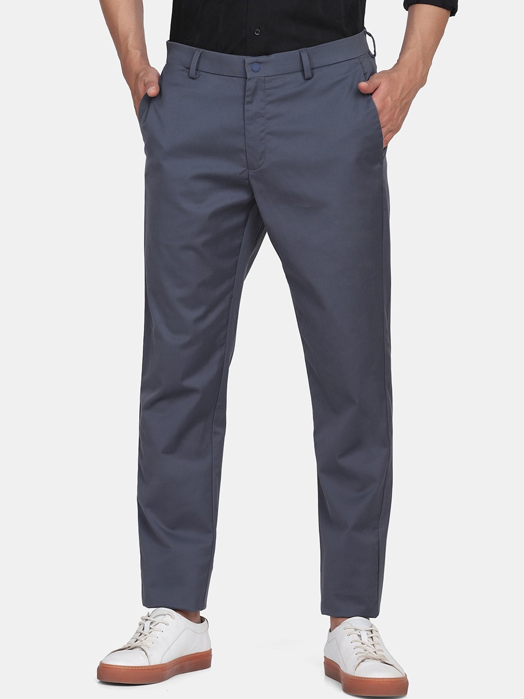 

Blackberrys TechPro Men Blue Casual Trouser