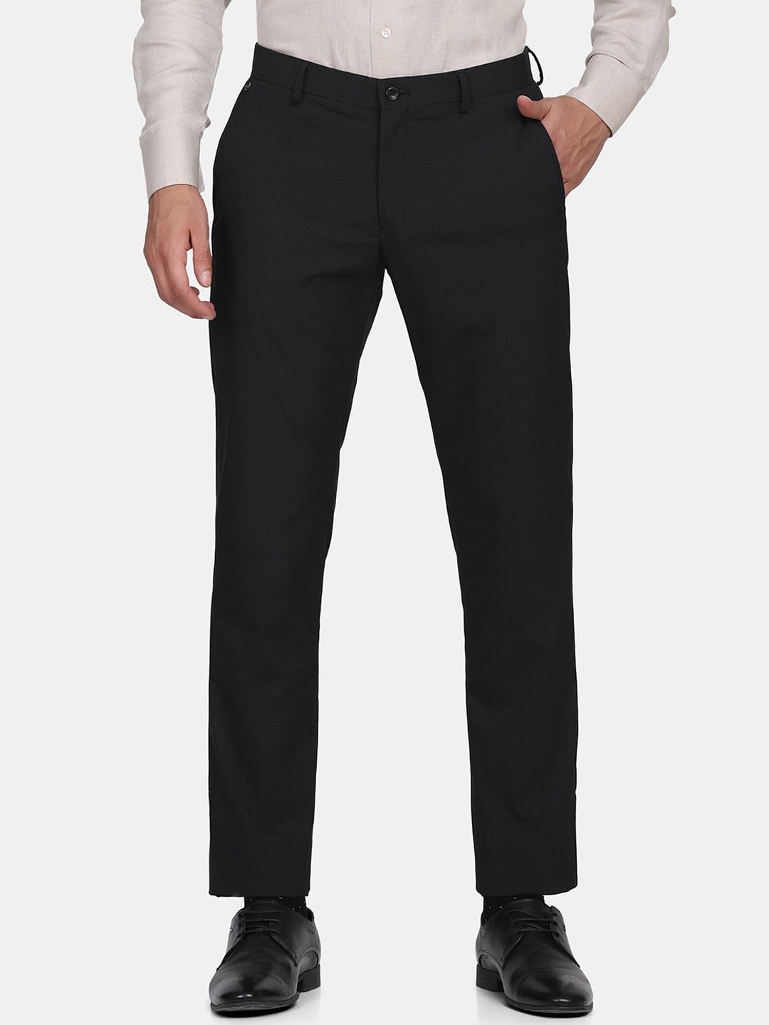 

Blackberrys Men Black Skinny Fit Trousers