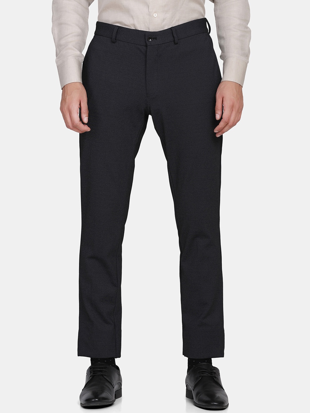 

Blackberrys Men Black B-91 Skinny Fit Trousers