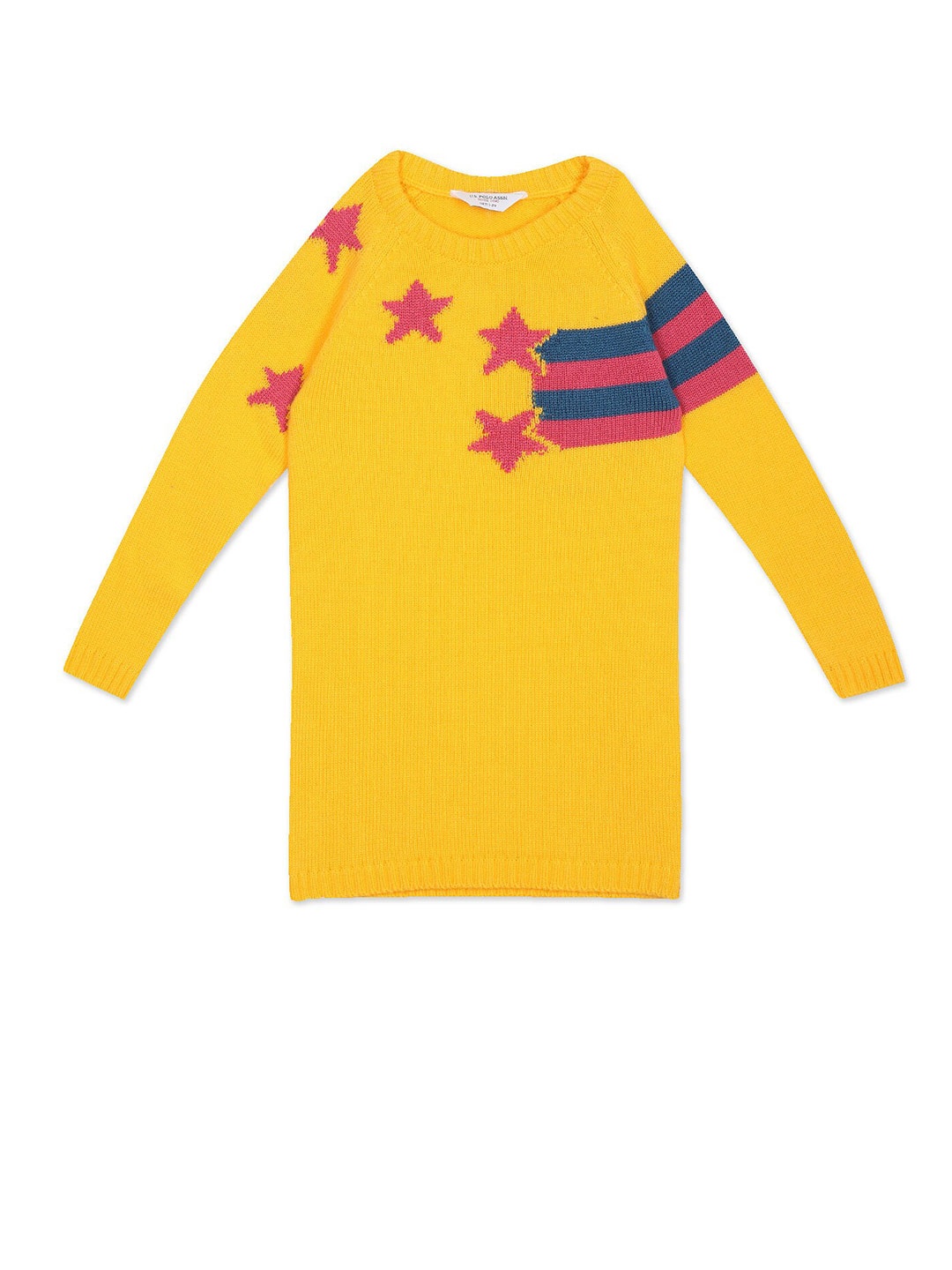 

U S Polo Assn Yellow T-shirt Dress