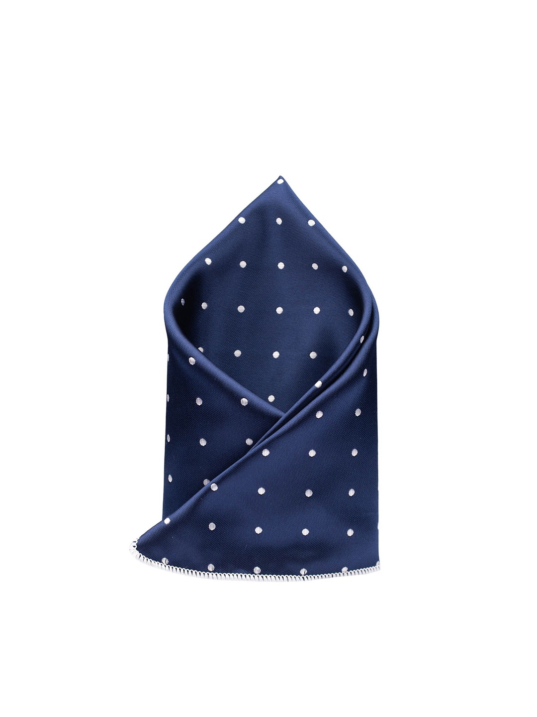 

The Tie Hub Men Blue Polka Dot Printed Pocket Squares