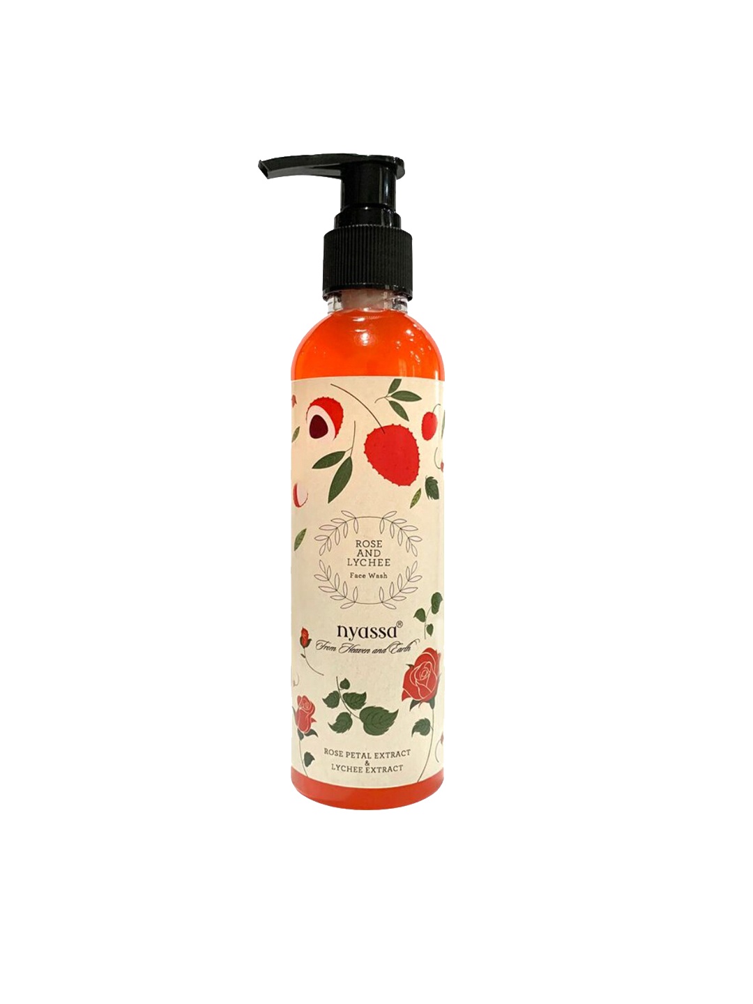 

Nyassa Rose & Lychee Face Wash with Rose Petal and Lychee Extracts - 200 ml