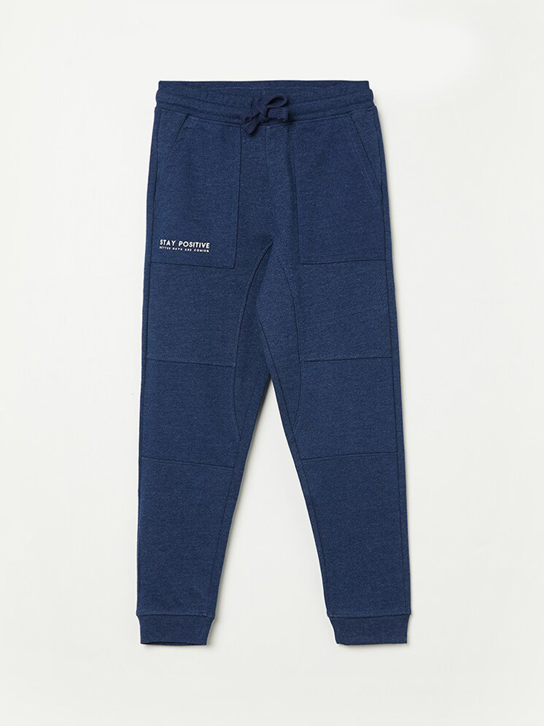 

Fame Forever by Lifestyle Boys Navy Blue Solid Cotton Track Pants