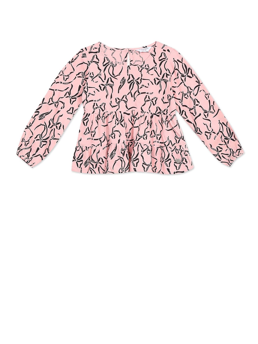 

U S Polo Assn Pink Print Top