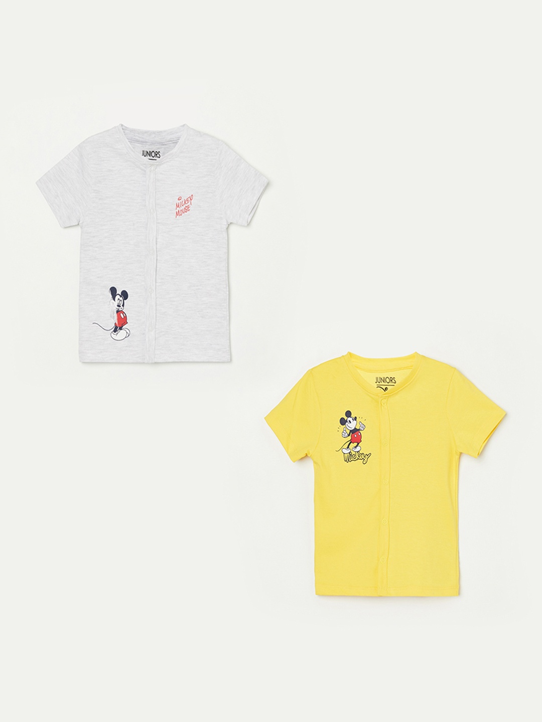 

Juniors by Lifestyle Boys Mickey Mouse Cotton T-shirt, Multi