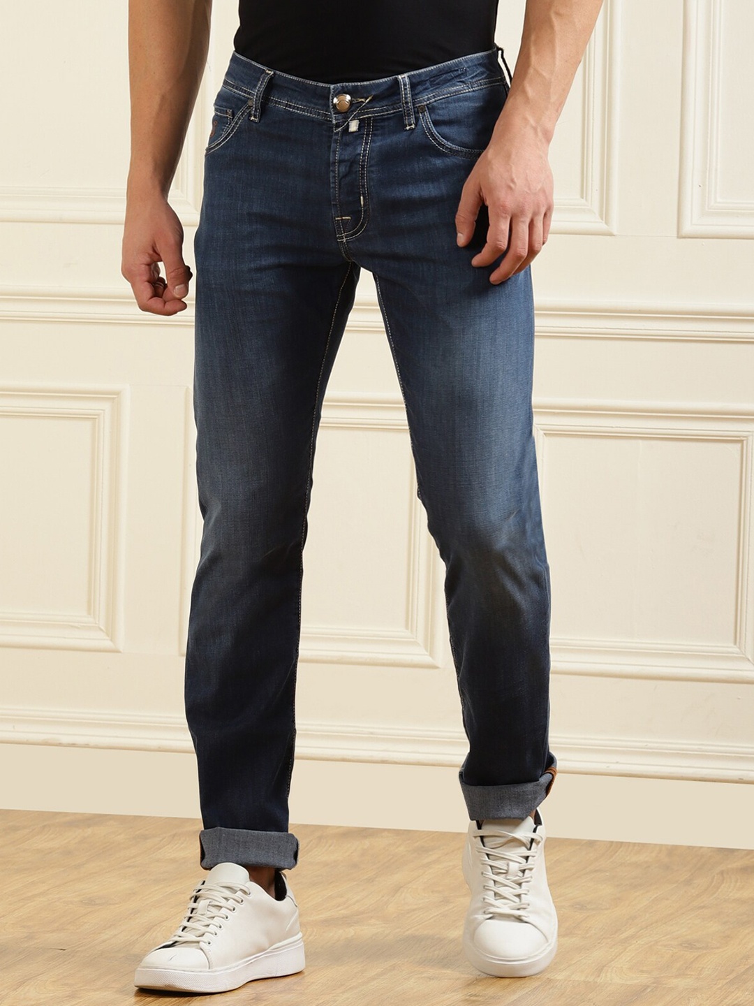 

Jacob Cohen Men Blue Slim Fit Stretchable Jeans