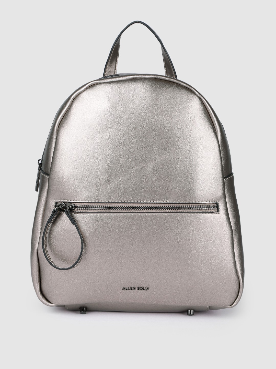 

Allen Solly Women Mettalic-Toned Solid Backpack, Metallic