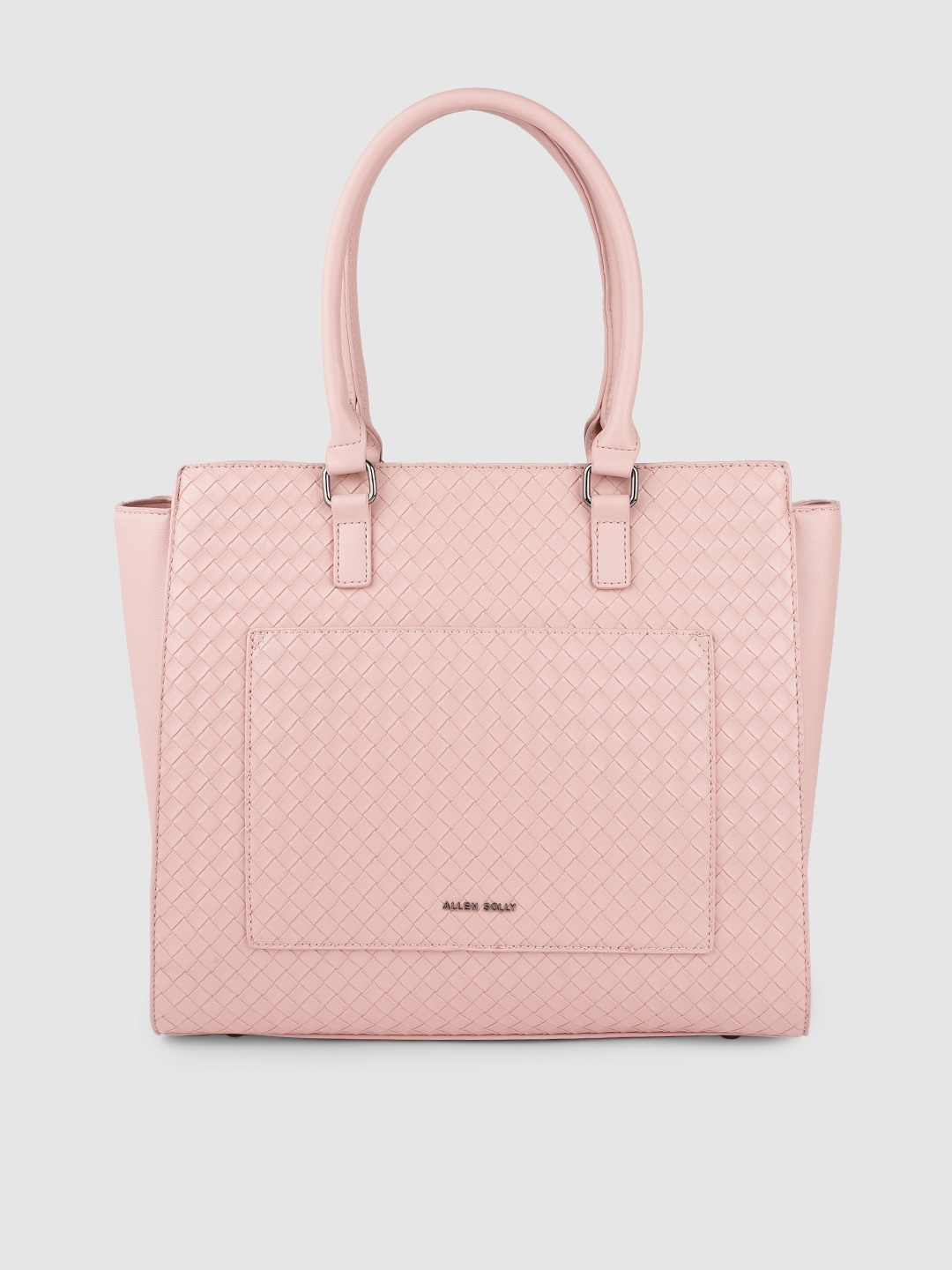 

Allen Solly Pink PU Structured Shoulder Bag