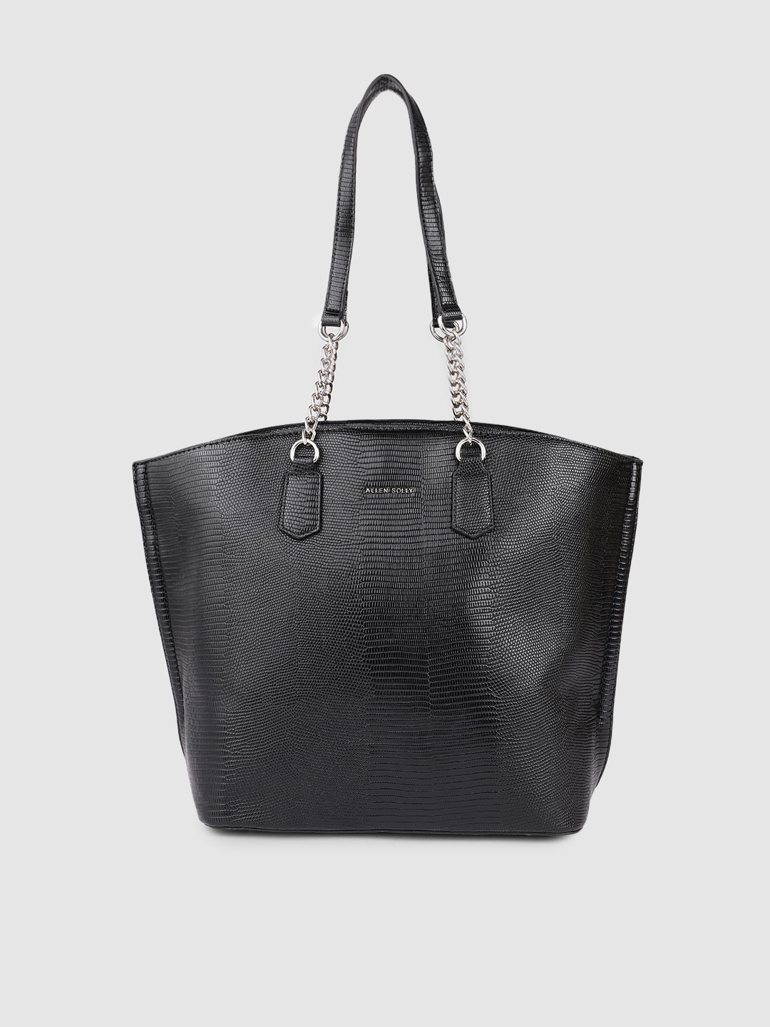

Allen Solly Black Textured PU Structured Shoulder Bag