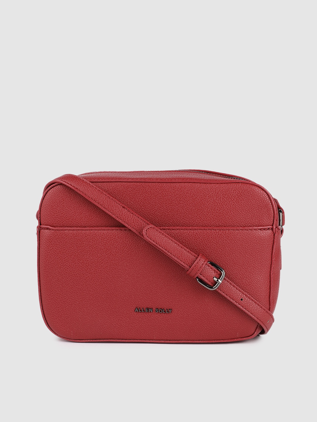 

Allen Solly Women Red PU Structured Sling Bag