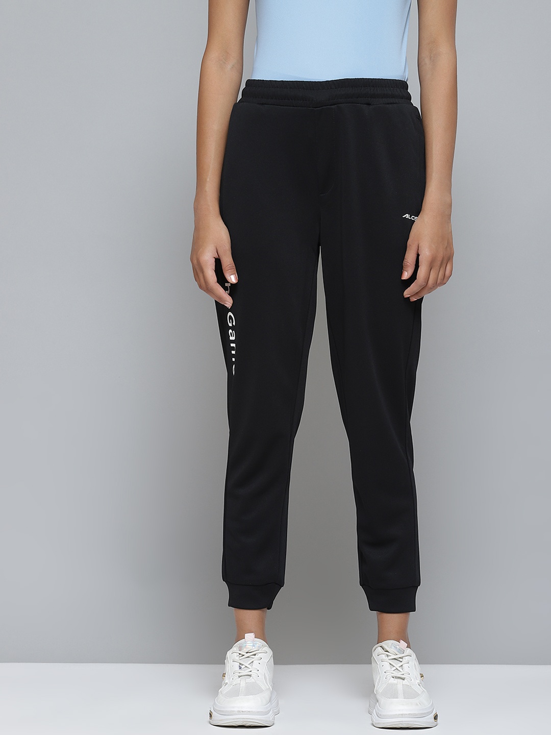 

Alcis Women Black Solid Joggers
