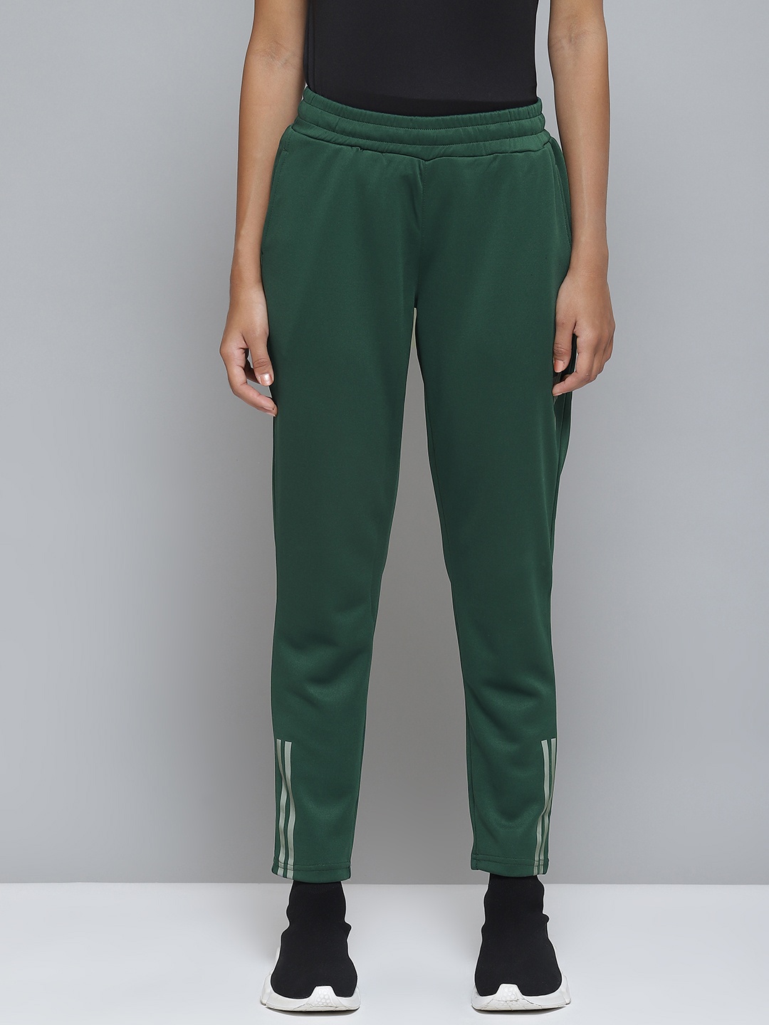 

Alcis Women Teal Green Solid Track Pants