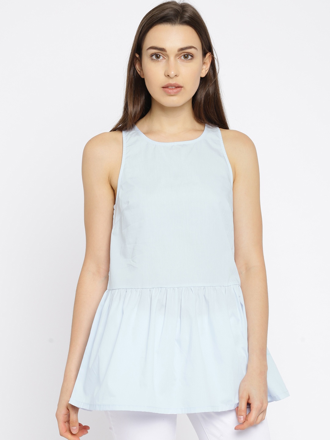 

Vero Moda Blue Peplum Tunic