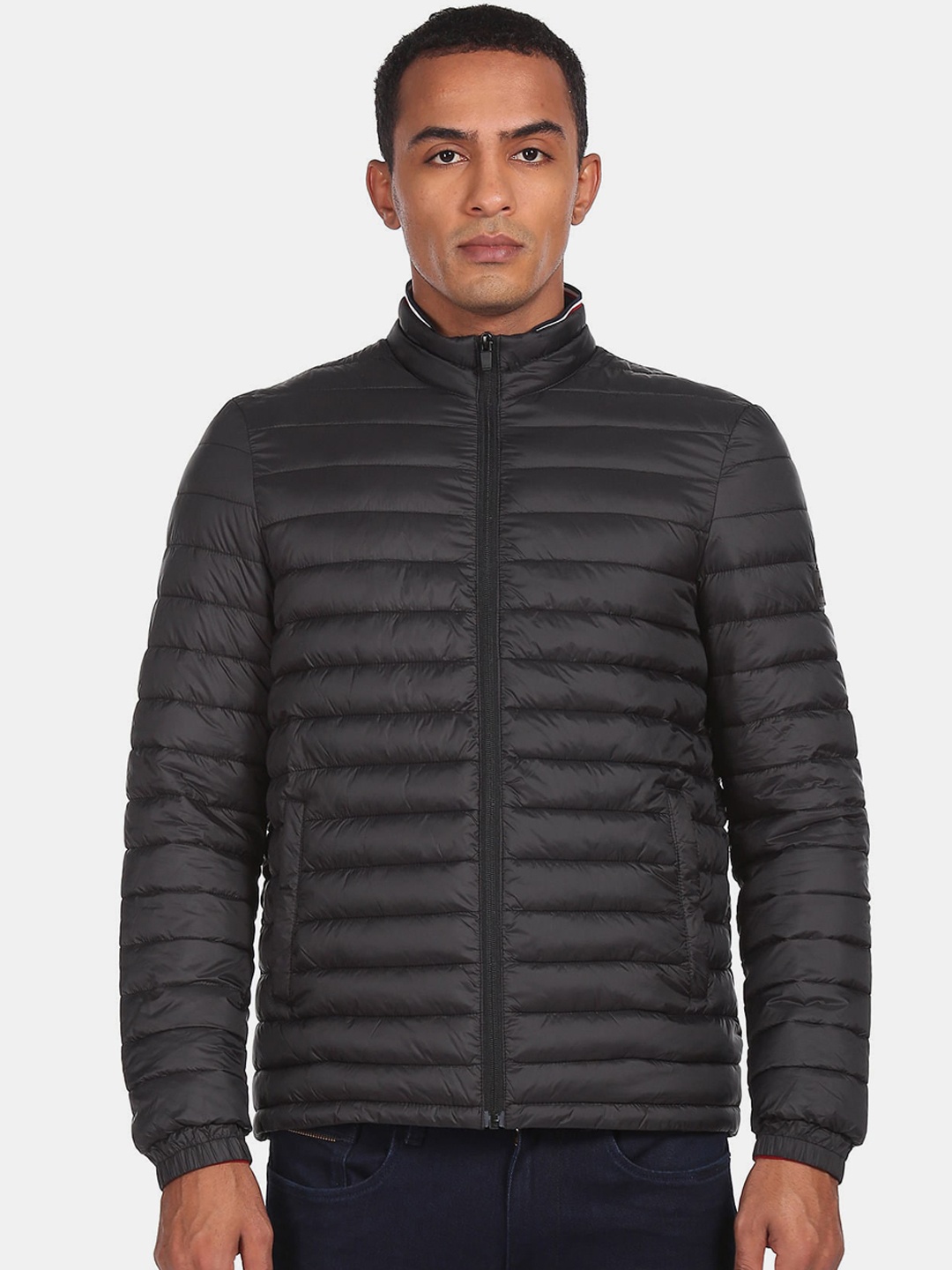 

Arrow Sport Men Black Quilted Jacket