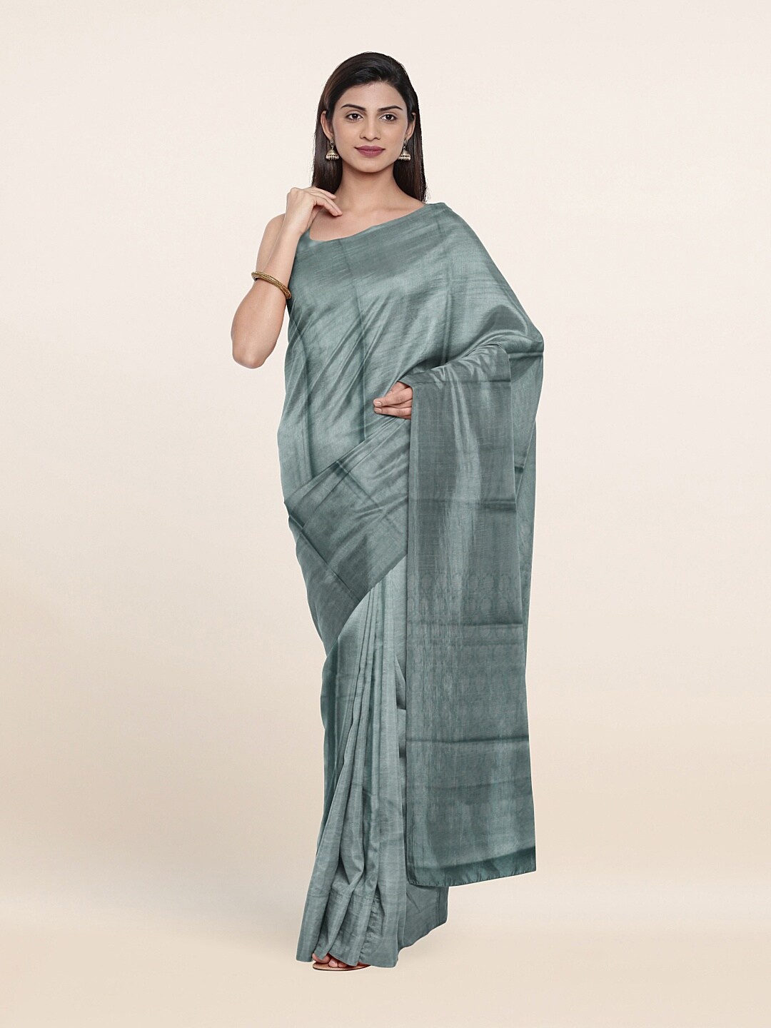 

Pothys Green Woven Design Art Silk Saree