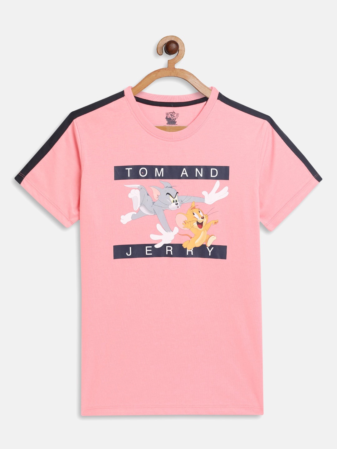 

Octave Boys Pink Typography Printed T-shirt