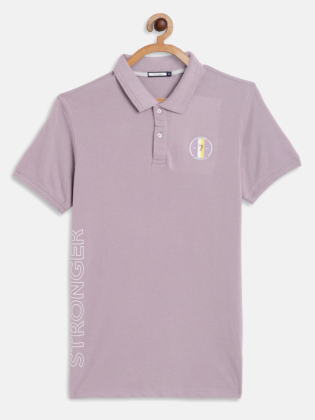 

Octave Boys Lavender Polo Collar T-shirt