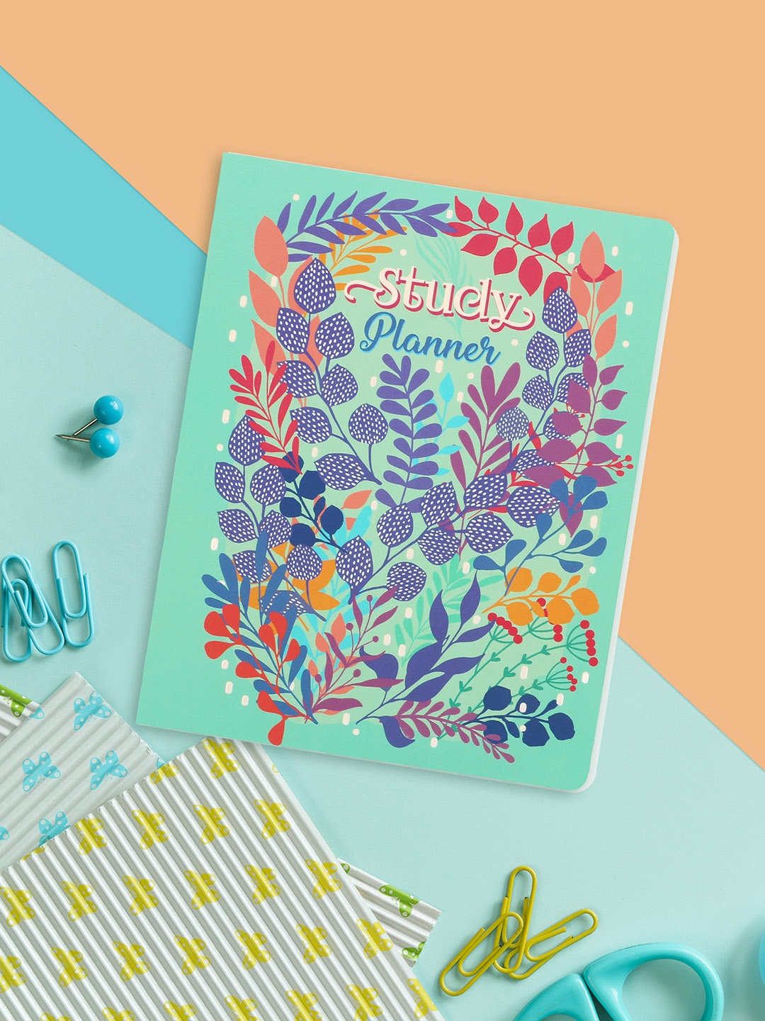 

Doodle Multi-Coloured Study Planner Printed Planner