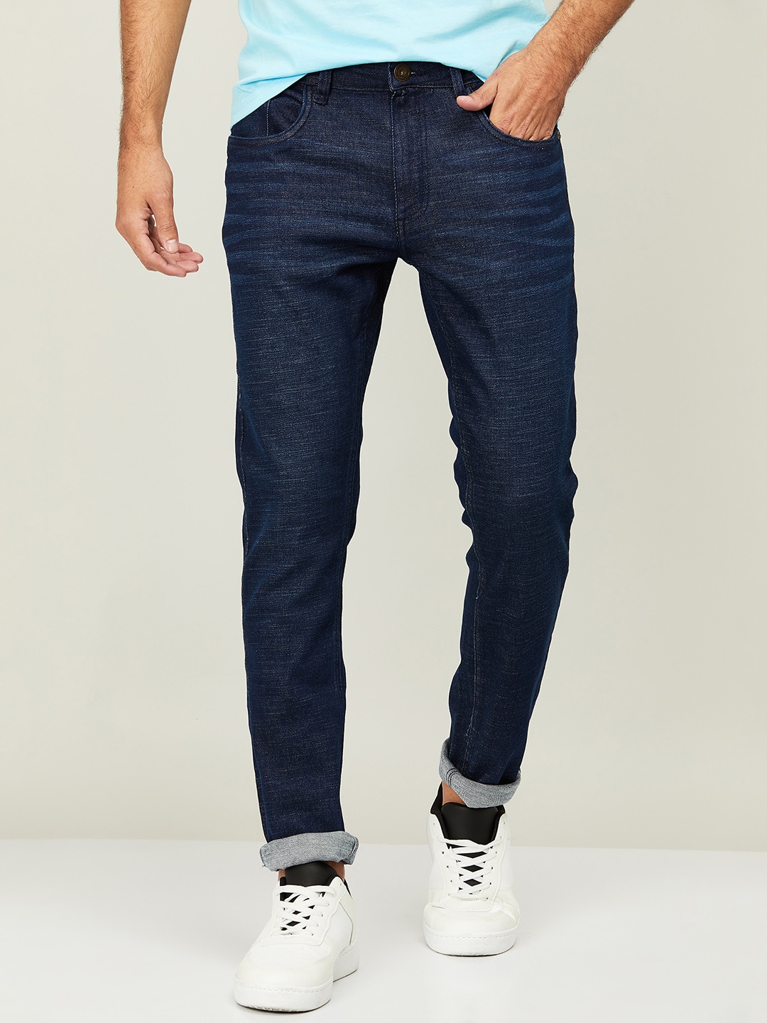 

Forca by Lifestyle Men Blue Slim Fit Jeans