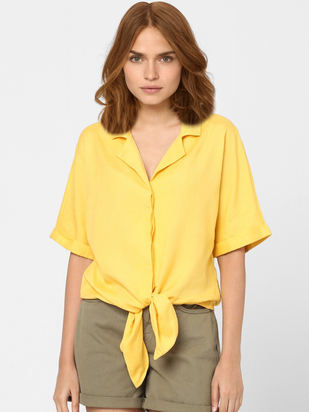 

Vero Moda Yellow Shirt Style Top