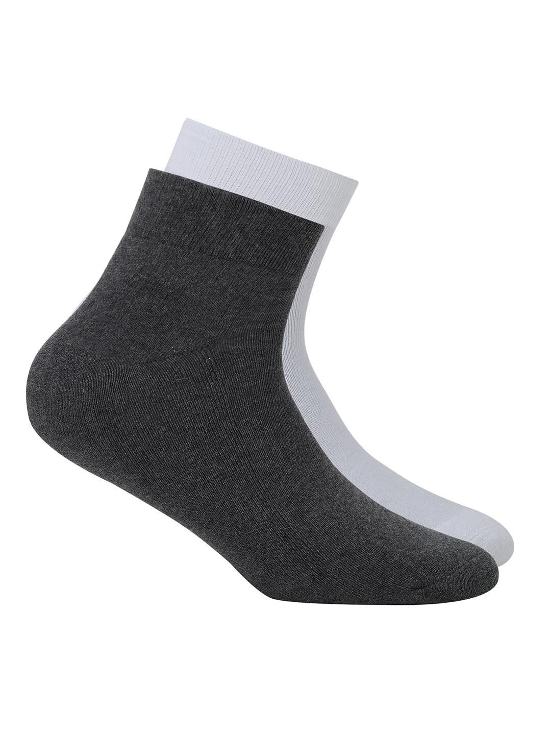 

Puma Unisex Pack of 2 Solid Ankle-Length Socks, Charcoal