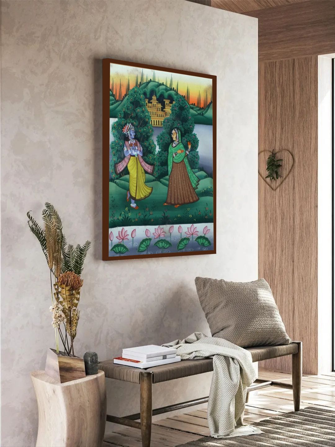 

The Art House Green Abstract Painting Wall Art