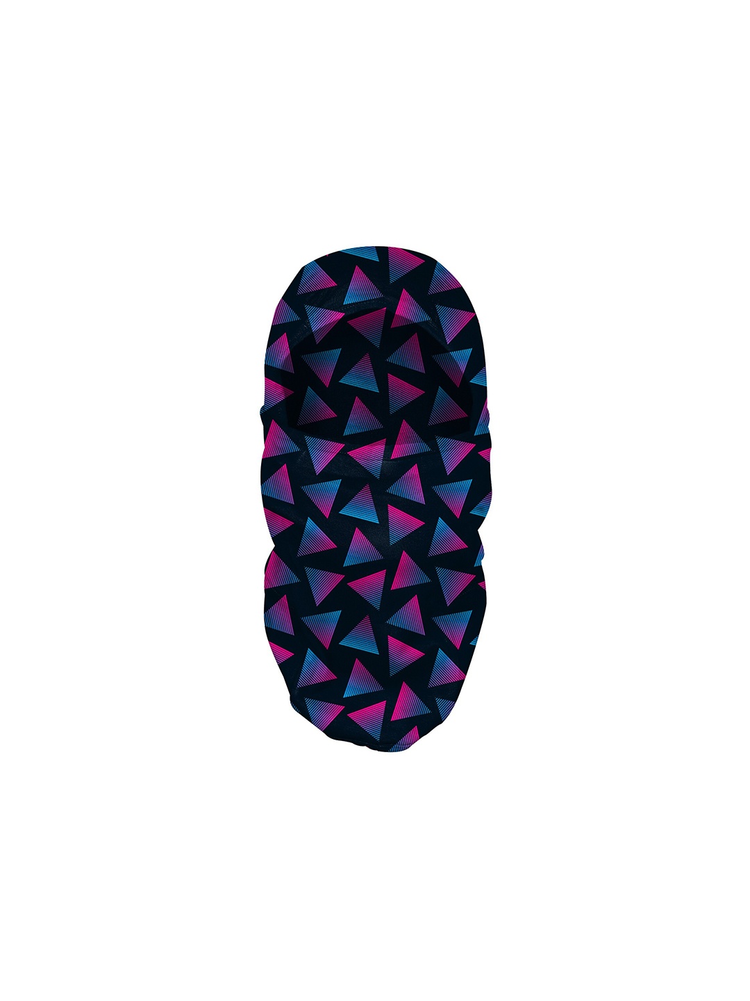 

Blacksmith Men Black & Pink Printed Balaclava