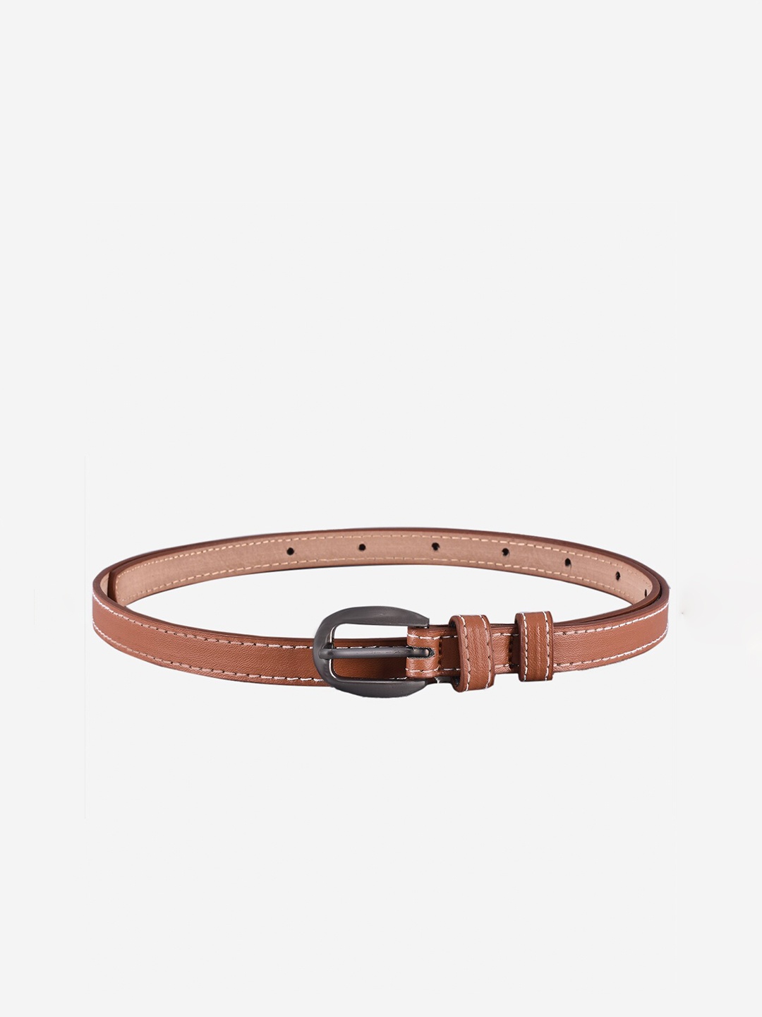 

BuckleUp Women Tan Brown Solid Belt