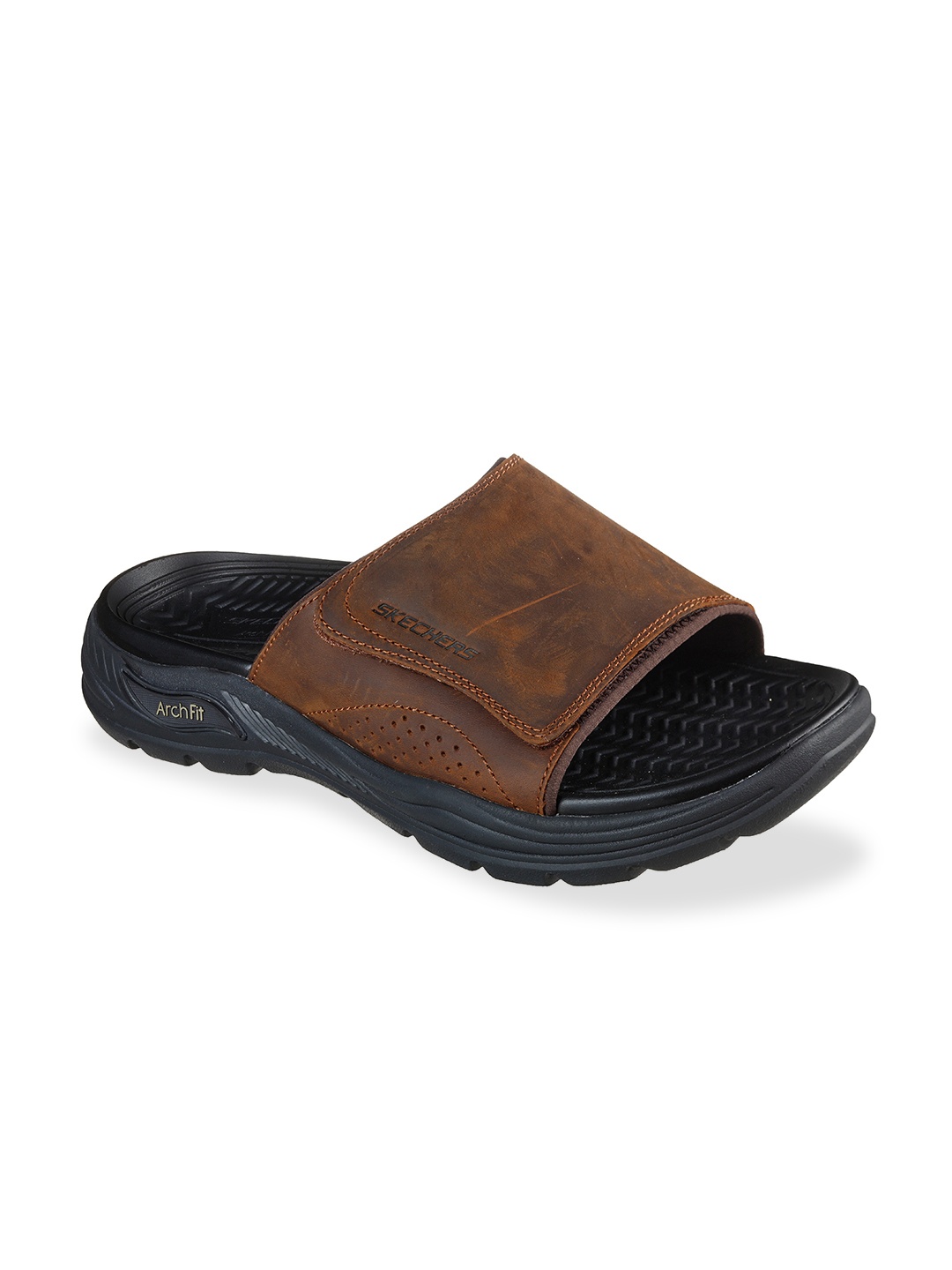 

Skechers Men Brown Comfort Sandals