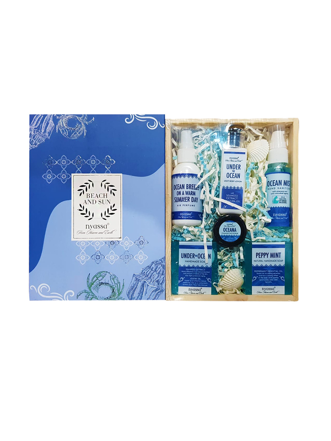 

Nyassa Beach & Sun Bath & Body Gift Set, Blue