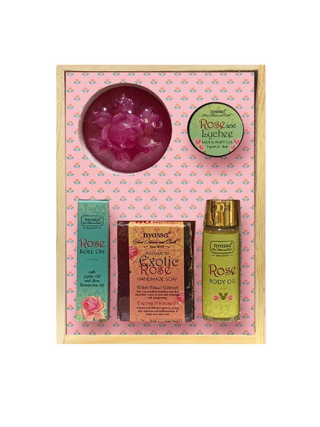 

Nyassa A Thousand Roses Gift Set, Pink