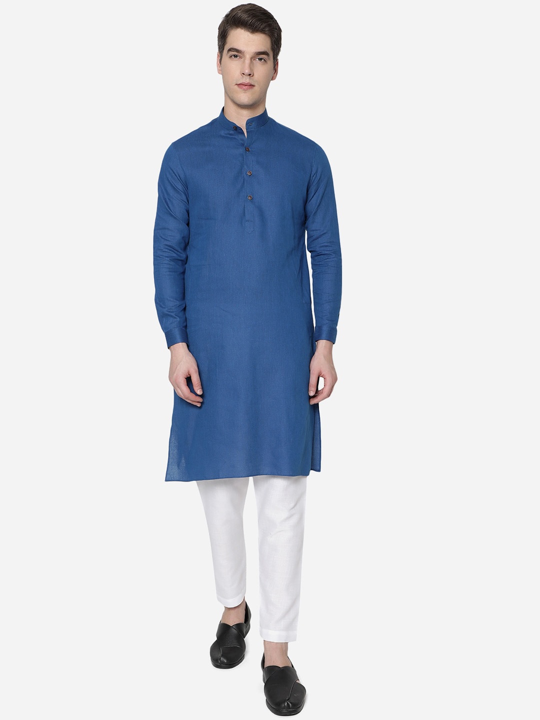 

JADE BLUE Men Blue Kurta