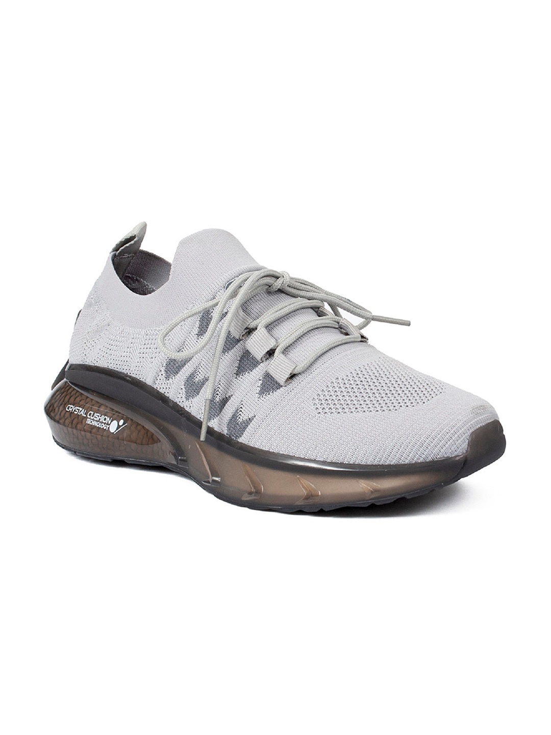 

ASIAN Men Grey Woven Design Trekking Shoes
