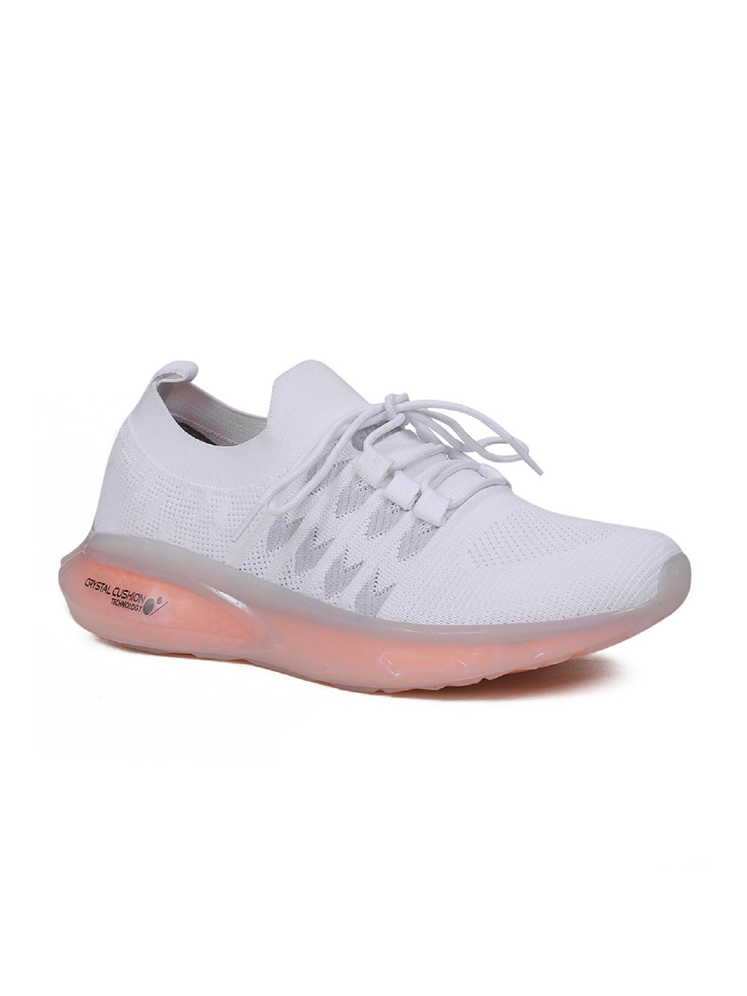 

ASIAN Men White Mesh Running Crystal-09 Non-Marking Shoes