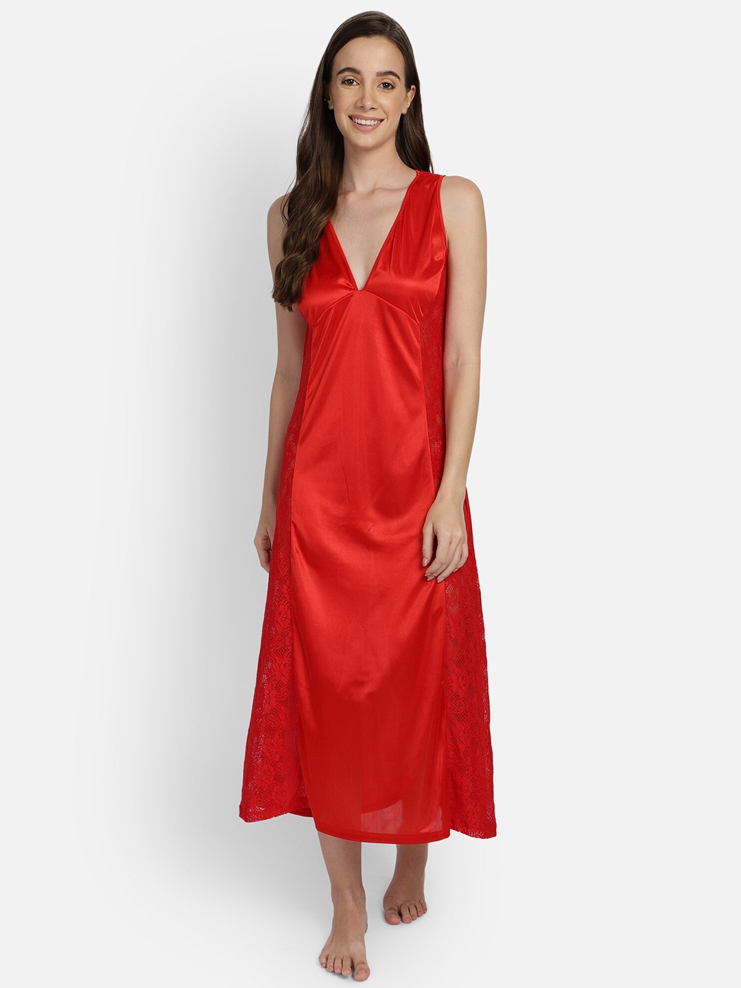 

YOU FOREVER Red Maxi Nightdress