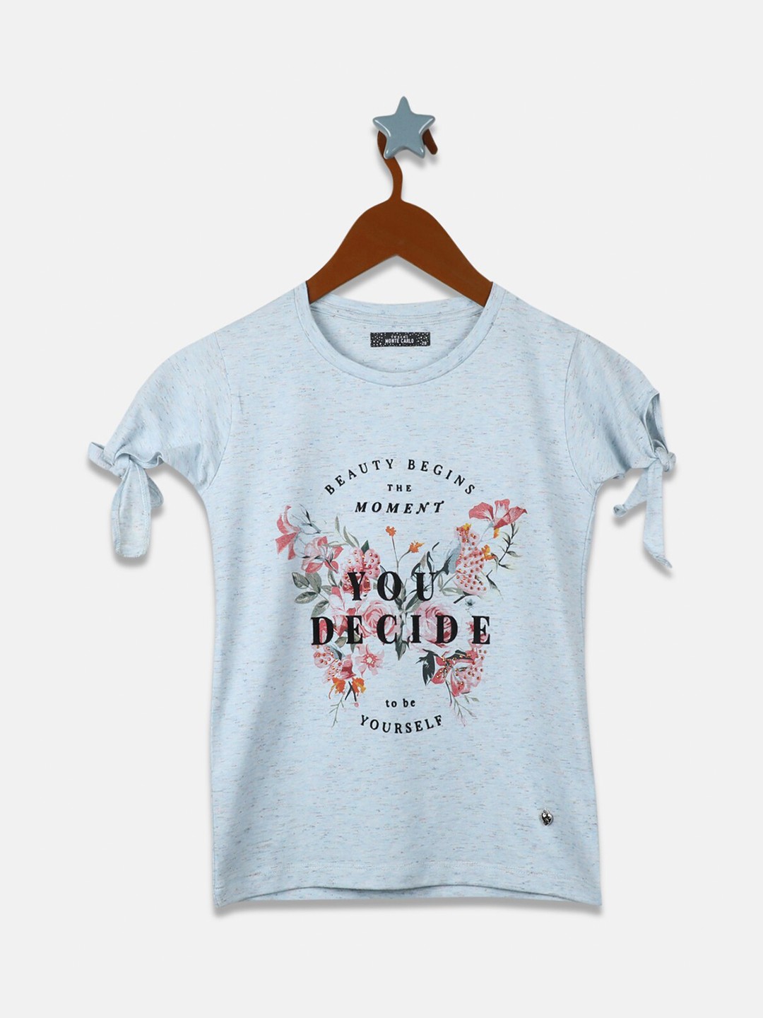 

Monte Carlo Girls Blue Graphic Print Top