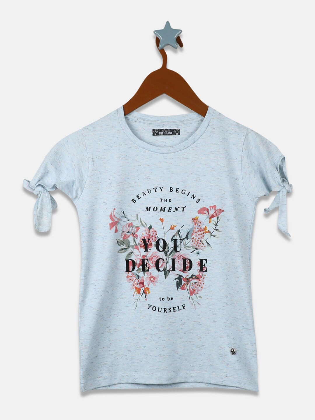 

Monte Carlo Girls Blue Printed Top