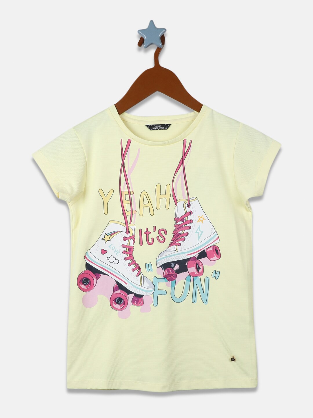 

Monte Carlo Yellow Print Top