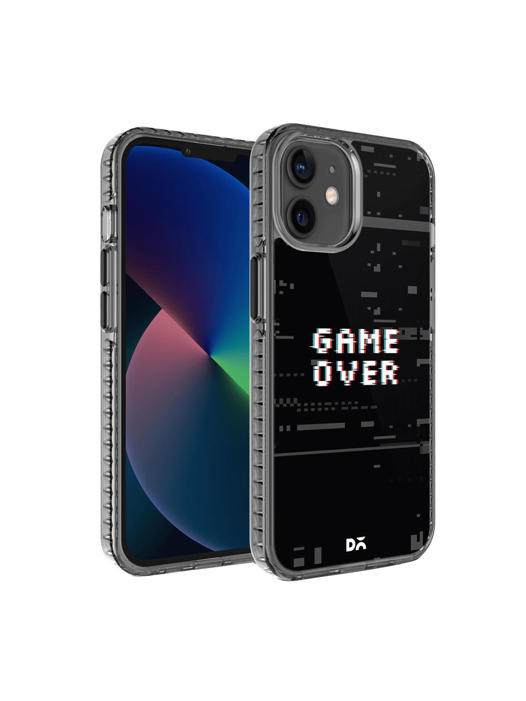 

DailyObjects Black Game Over Stride 2.0 Case Cover iPhone 12 Mini, Multi